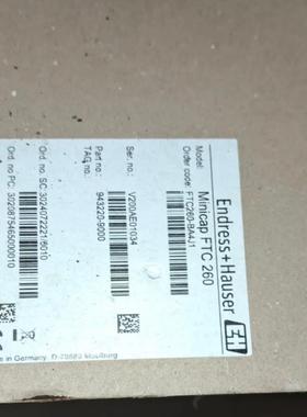 E+H FTC260 FTC260-BA4J1 FTL41-{天意设备}