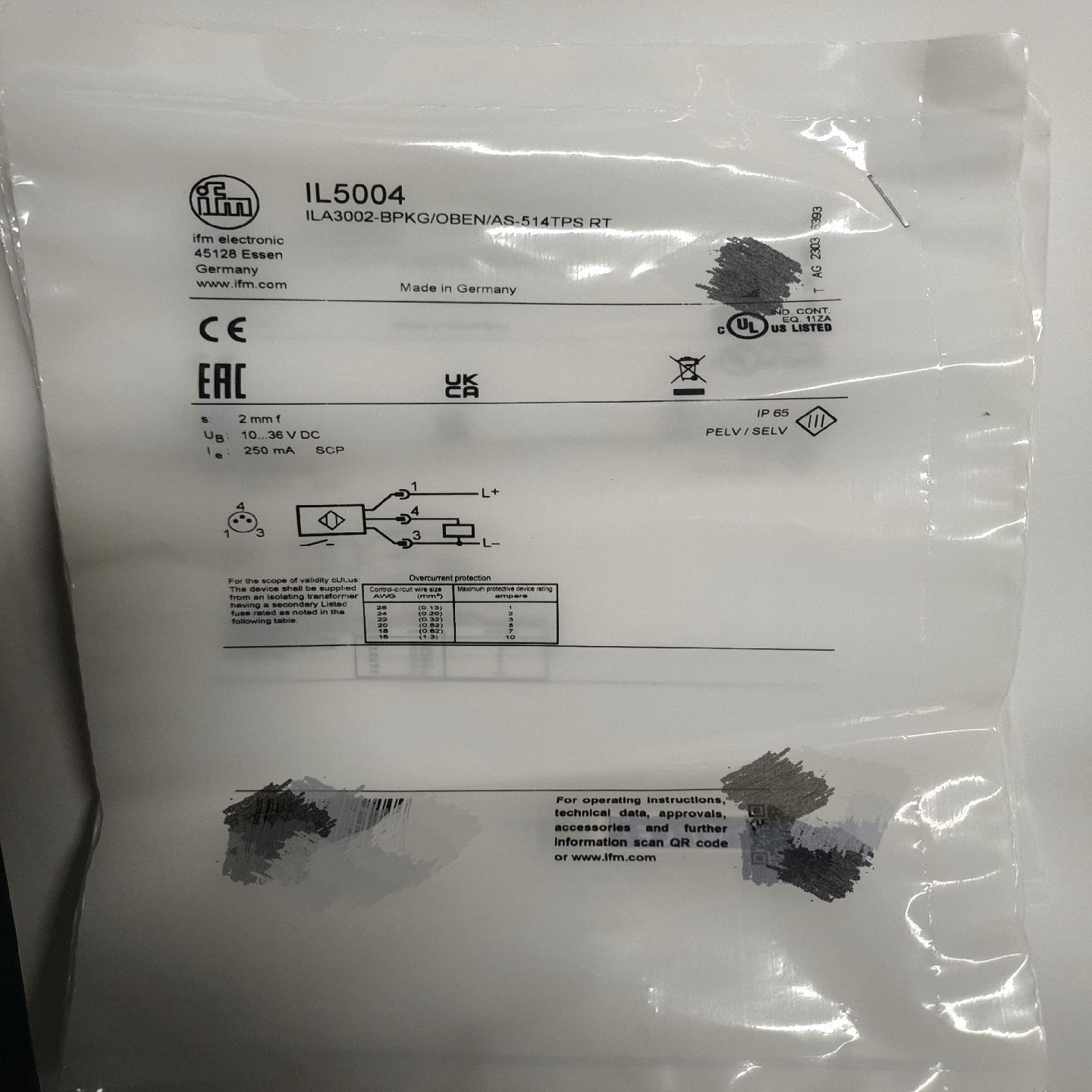 易福门 IL5004{天意设备}