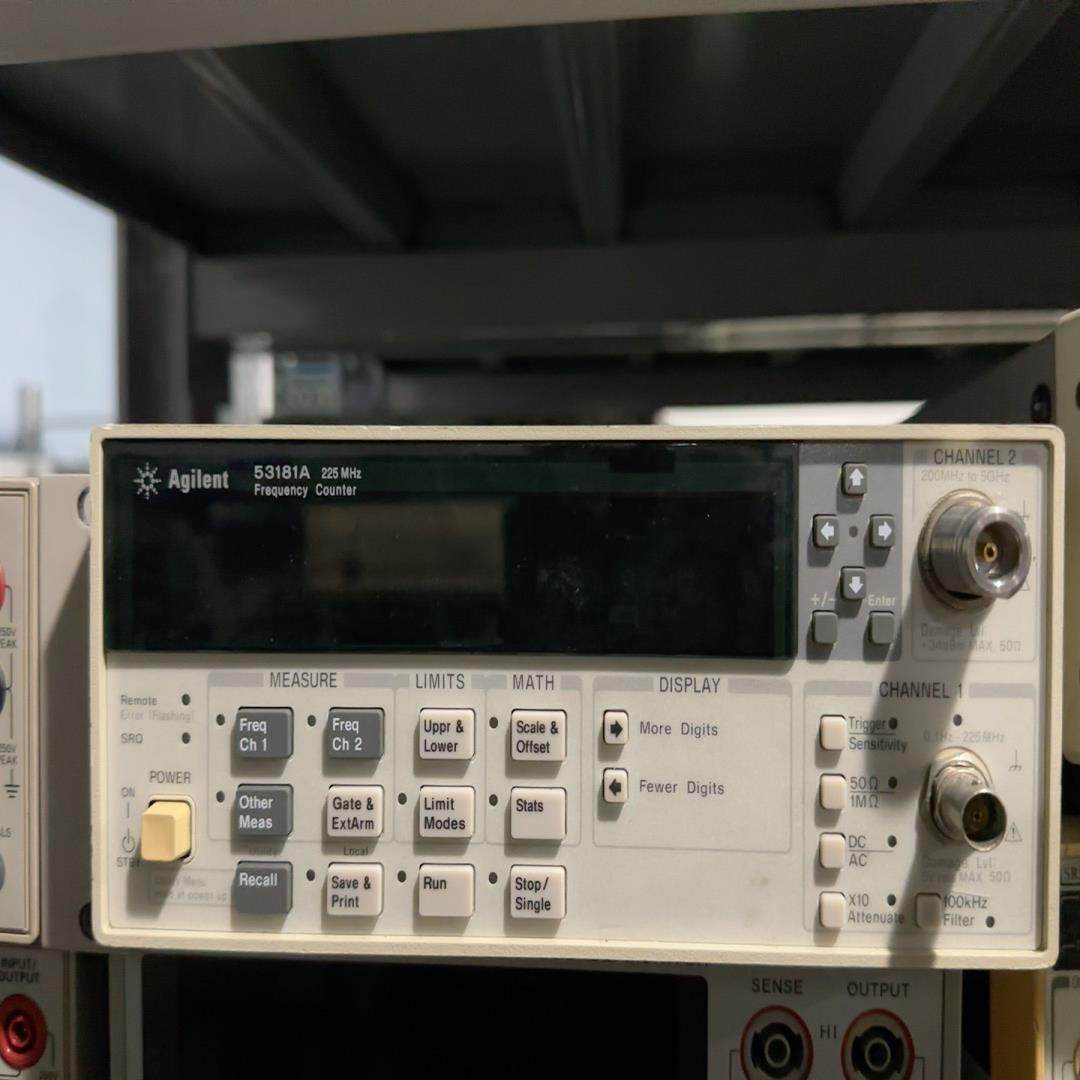 安捷伦53181A频率计带5G选件包过计量{天意设备}