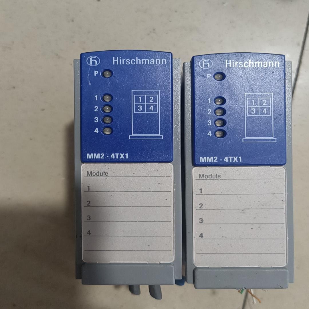 赫斯曼交换机MM2-4TX1拆机件实物图拍摄要的联系{天意设备}