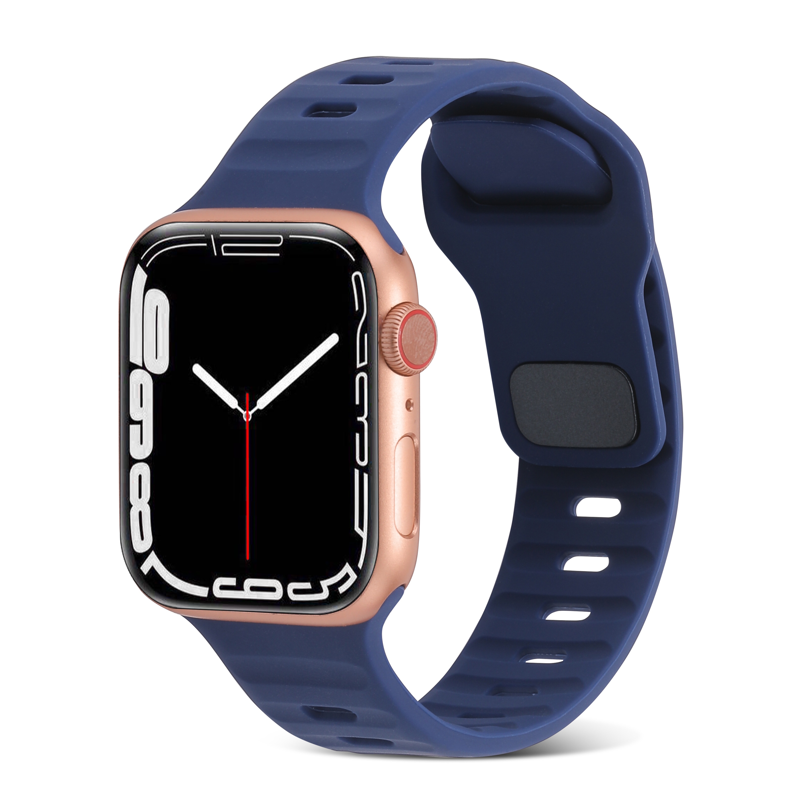 适用iwatch电话手表带华强北applewatch8 Ultra1/2代运动硅胶表带