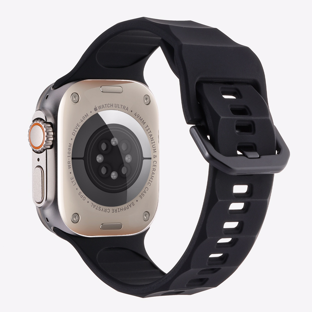 【华强北优选】适用applewatch8 Ultra运动硅胶s9s8手表带iwatch7