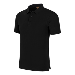 纯棉夏季工作服t恤短袖定制polo衫企业广告团体服工装印logo刺绣