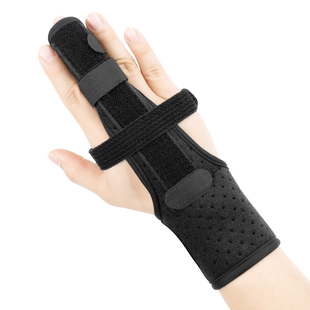 医用手指骨折固定指套夹板固定器指骨弯曲关节康复支具护具矫正器