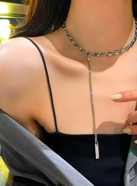 欧美朋克风金属猪鼻子项链