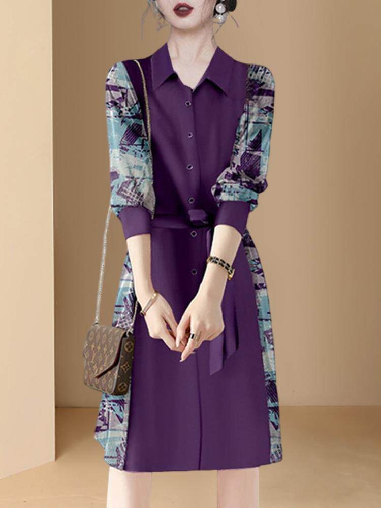 WITH COAT BASE WOMENS LONG-SLEEVED AUTUMN EUROPEAN GOODS 2024 NEW DRESSES AUTUMN CLOTHES AUTUMN AND WINTER THE ORIGINAL SINGLE THICKENED