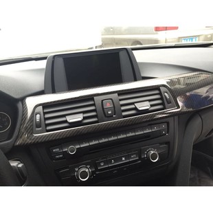 碳纤维内饰贴片装 适用于宝马改装 版 3系F30F35低配时尚 饰件 BMW新款