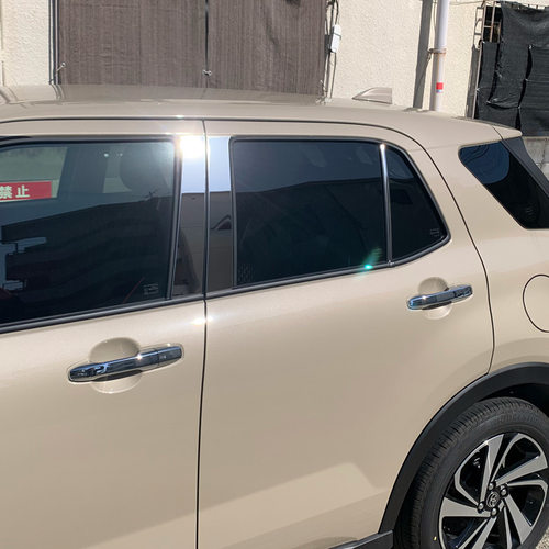 适用RAIZE改装A200A 210A车窗饰条车身压条中柱装饰亮条配件饰条