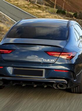 适用奔驰CLA级CLA200 260 C118 CLA35 AMG后唇尾唇尾喉扰流板改装