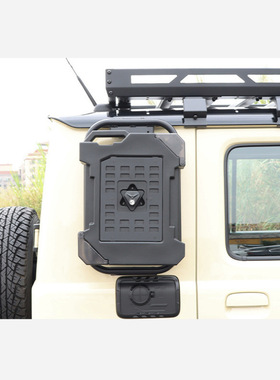 适用于5门JIMNY吉姆尼JC74 JB74xl越野改装侧边拓展架+9L油箱水箱