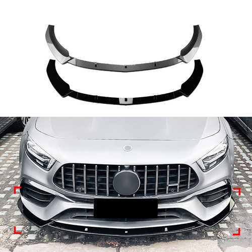 适用奔驰A级 W177前期 A45 A45S AMG 2019-2023 前杠前唇前铲改装