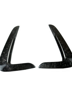 适用宝马4系F32 F33 F36420 428 435i改装锻造纹叶子板侧风口贴件