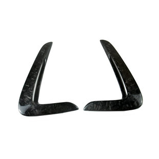 适用宝马4系F32 F33 F36420 428 435i改装锻造纹叶子板侧风口贴件