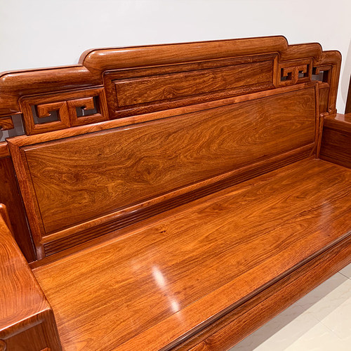 整装国色天香刺猬紫檀红木沙发