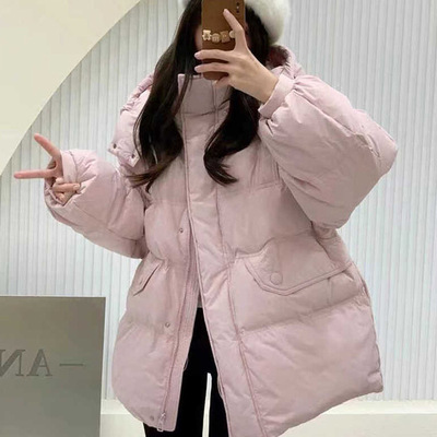 羽绒服女高级感女短款冬季女冬装大码鸭绒女士日韩风平湖
