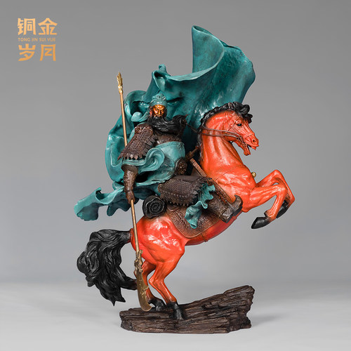 铜金岁月公司开业玄关摆件
