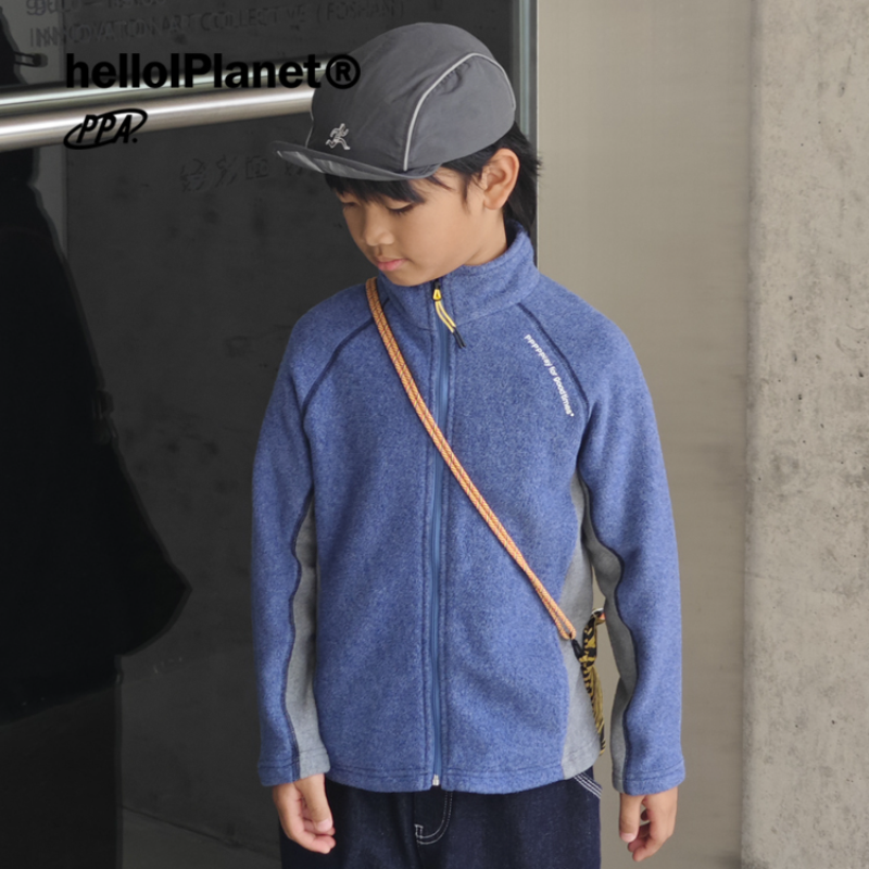 ppapa抗静电花纱摇粒绒儿童长袖