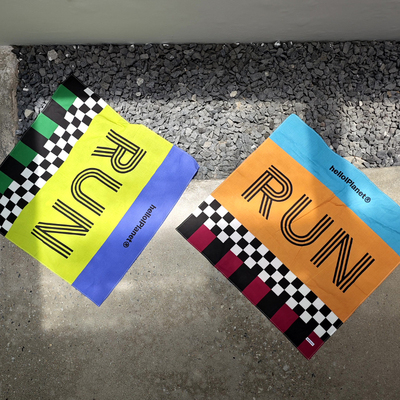 ppapa 儿童撞色方巾头巾 PA-0032