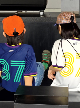 ppapa儿童速干T恤2025新款夏季中大童短袖男女童上衣透气吸汗夏装