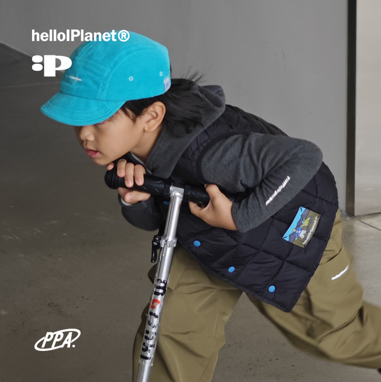 现ppapa校服伴侣羽绒马甲儿童防风加厚ol户外保暖秋冬813551