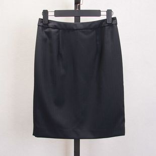 裙 裙西装 上班族穿搭女毛料裙子OL通勤高腰包臀半身裙2020新款 工装