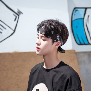 街头潮人嘻哈运动简约发带