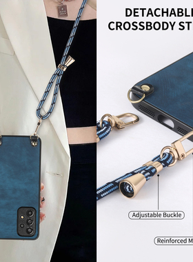 三星S24挂绳手机壳适用三星a55手机壳a15/S25/a35硅胶a53/a54斜挎挂绳a14/a24/a34保护套a73/a33/a23女S23u