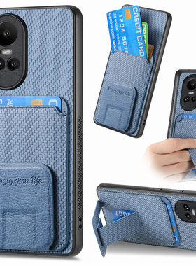 卡套oppoA2手机壳适用reno11pro带支架Reno9插卡式a97卡片a58卡包一体10pro零钱包A93放卡realme GT5手机壳