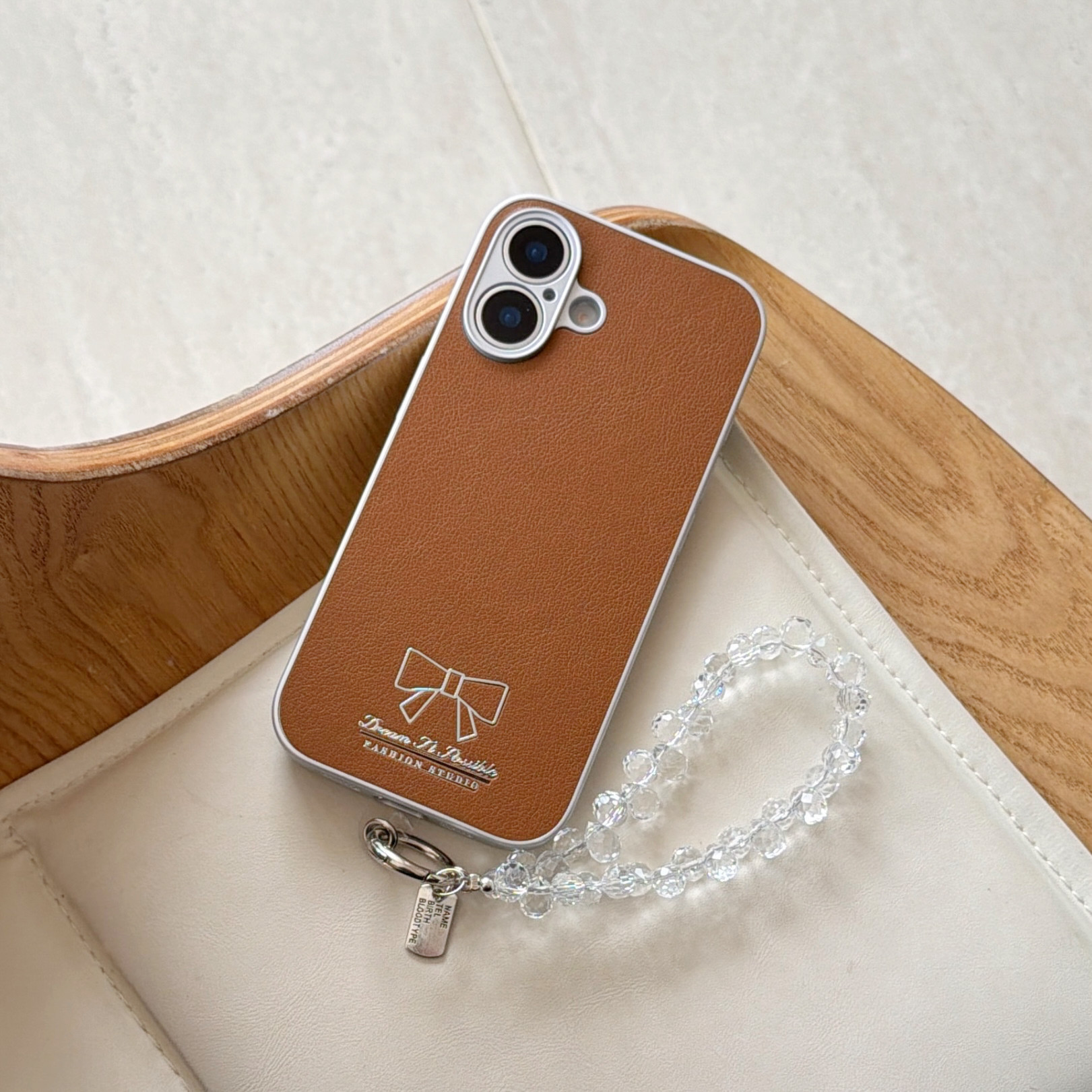 苹果17珍珠手提链条苹果16promax