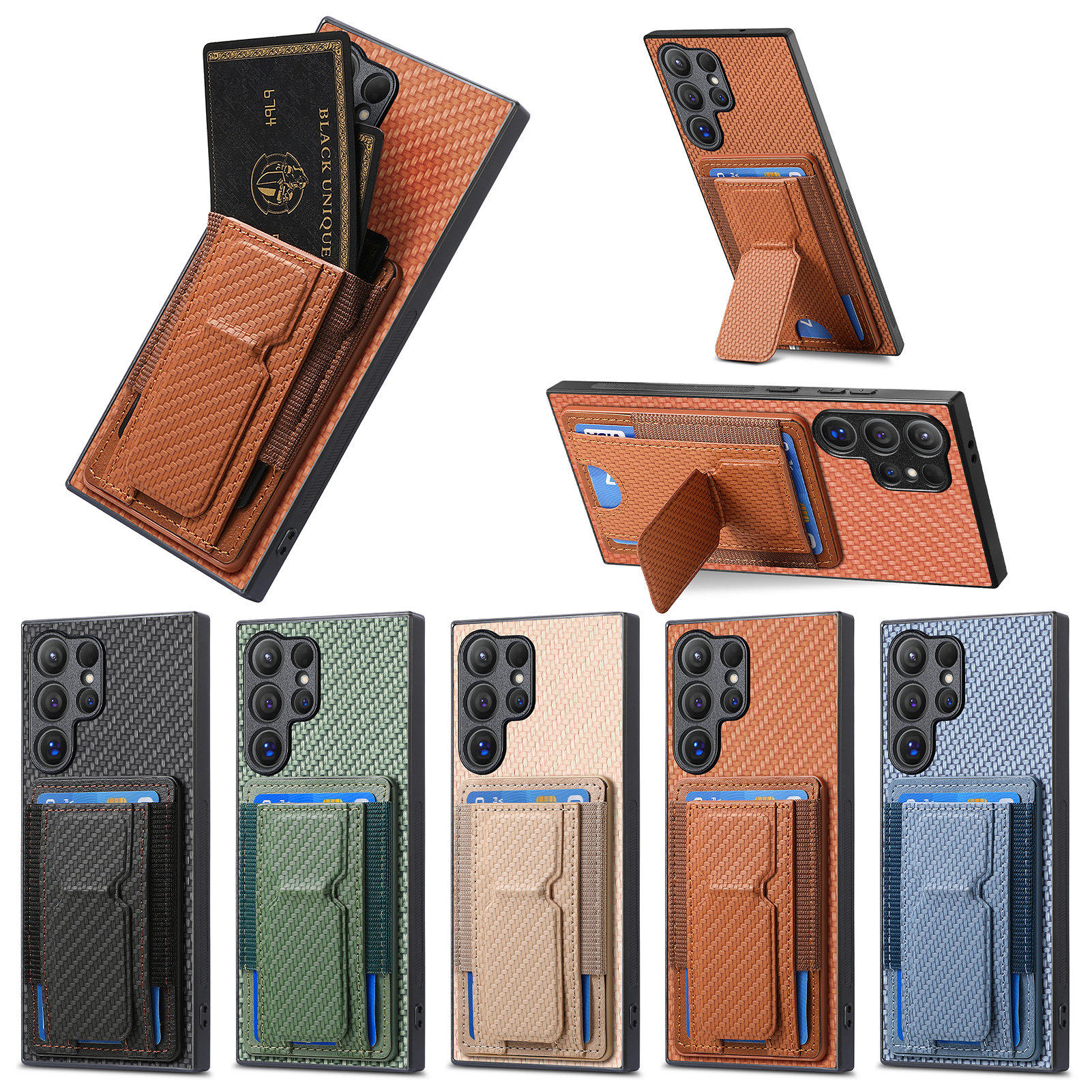 S25折叠隐形支架适用三星S24ultra手机壳带支架s23fe插卡s22+卡片s21p卡包A15卡套A54软a34防摔note20保护套,3C数码配件,手机保护套/壳,淘宝优惠券,粉丝福利购,淘宝优惠卷