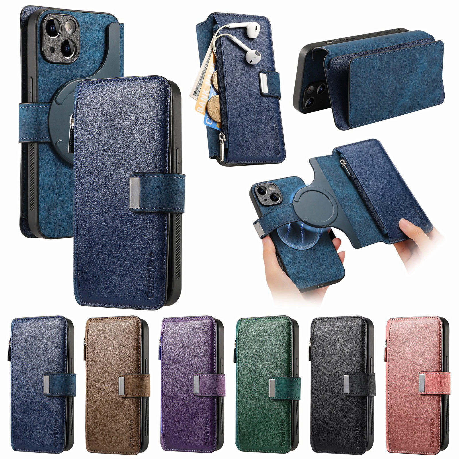 BEFOSPEYiPhone15翻盖手机壳