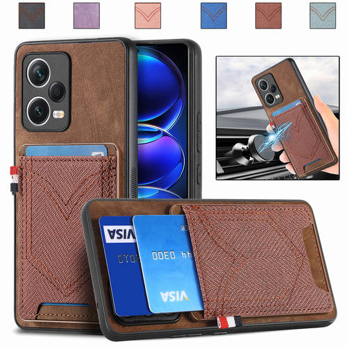 卡包一体适用于小米红米note15手机壳note14pro保护套红米k90PROMAX新款红米Note144G外壳防摔k80PRO全包硅胶