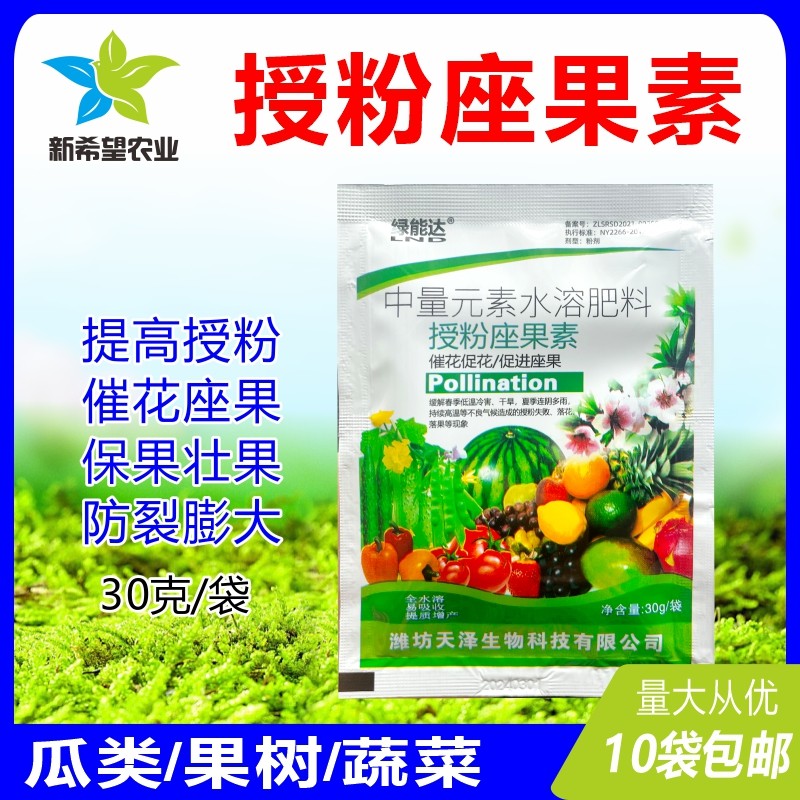 植物授粉坐果灵精华液 坐果点花药 保花保果 防落素 增花增保包邮