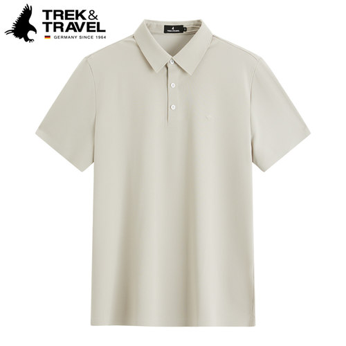 TREKTRAVEL德国飞鹰短袖POLO衫男