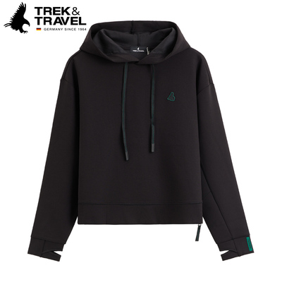 TREKTRAVEL德国飞鹰简约连帽卫衣