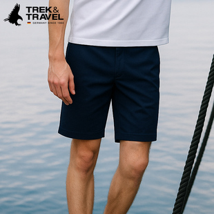 夏2025新款 男士 TREKTRAVEL德国飞鹰短裤 商务休闲五分裤 易打理