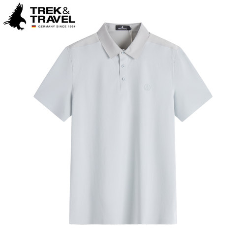 TREKTRAVEL德国飞鹰短袖Polo衫男