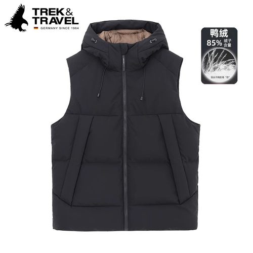 TREKTRAVEL德国飞鹰男士羽绒马甲