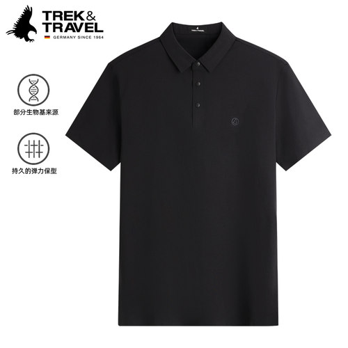 TREKTRAVEL德国飞鹰短袖POLO衫男