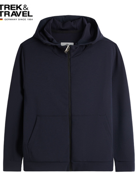 [商场同款]TREKTRAVEL德国飞鹰含莫代尔运动衫外套男式M704015F1