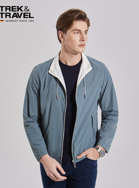 【商场同款】TREKTRAVEL德国飞鹰双面穿夹克秋季男外套H216214W1