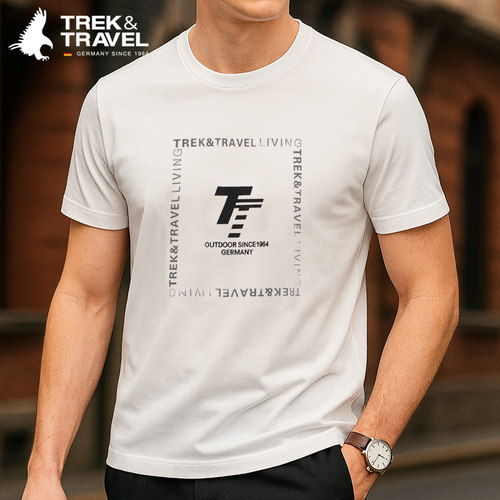 TREKTRAVEL德国飞鹰休闲短袖T恤