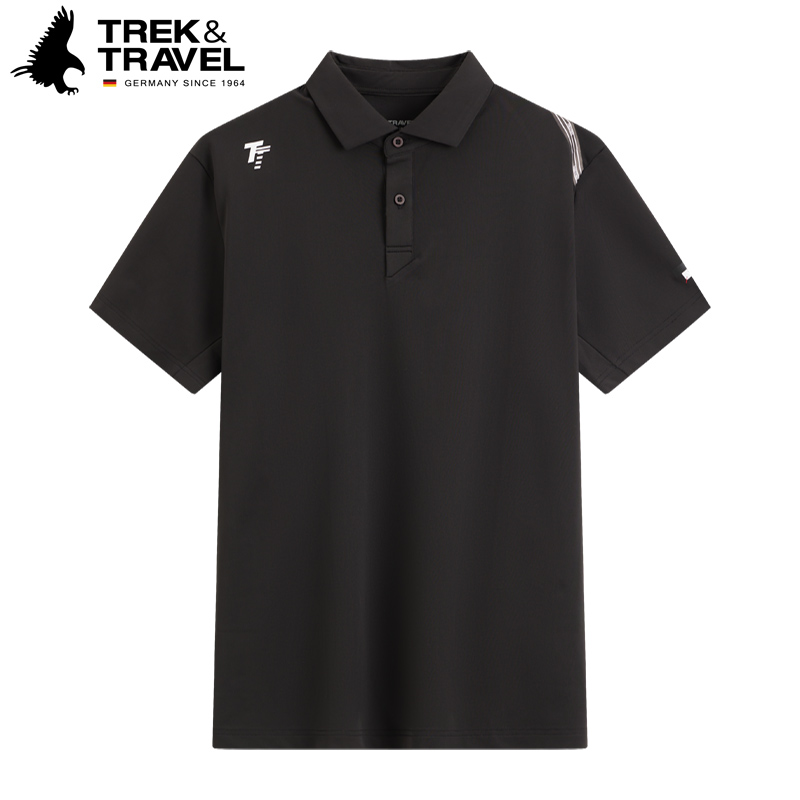 TREKTRAVEL德国飞鹰短袖POLO衫男
