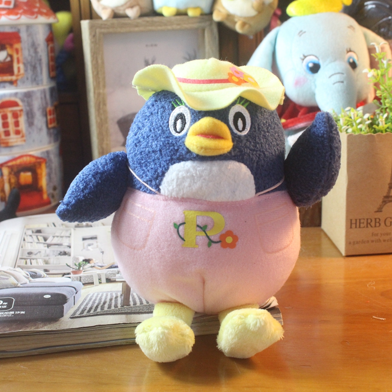 可爱企鹅毛绒公仔挂件女生礼物