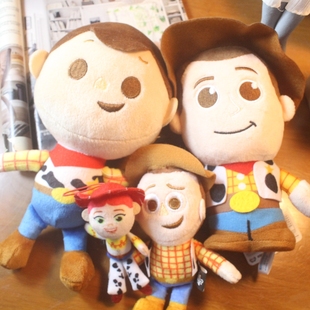 日单正版玩具总动员3 胡迪 伍迪 小翠 毛绒公仔 玩偶 挂件