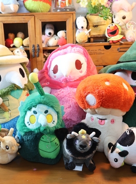 正版 Squishable毛绒玩偶森林人瘟疫医生护士万圣节 公仔 挂件