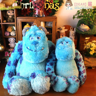 原单 怪兽电力公司电影周边 毛绒大号玩偶苏利文公仔 玩偶娃娃