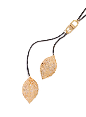 藏晶叶毛衣链女长款挂饰韩国时尚