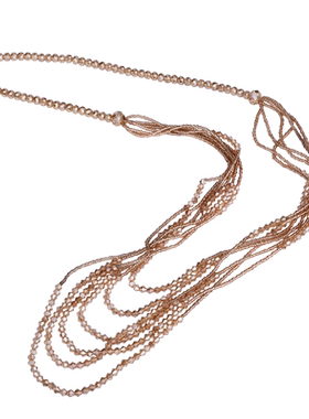 茗琳长款百搭配饰韩国流苏毛衣链