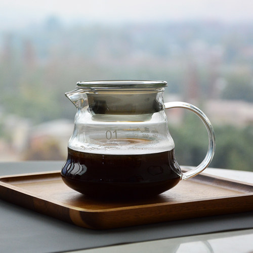 手冲咖啡分享壶透明耐高温可加热